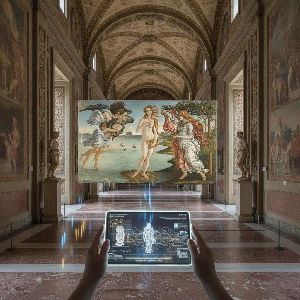 Müze Tasarımı ve Deneyim Teknolojileri | Kültürel Miras Uffizi Galerisi: Rönesans Sanatı ve Dijital Deneyim